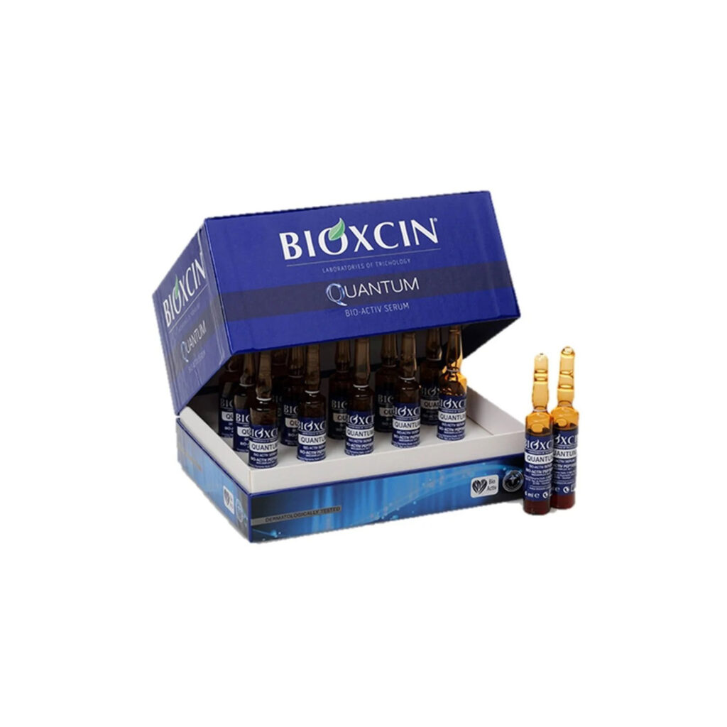 خرید و قیمت پک 15 عددی سرم مو ضد ریزش بیوکسین BIOXCIN مدل QUANTUM