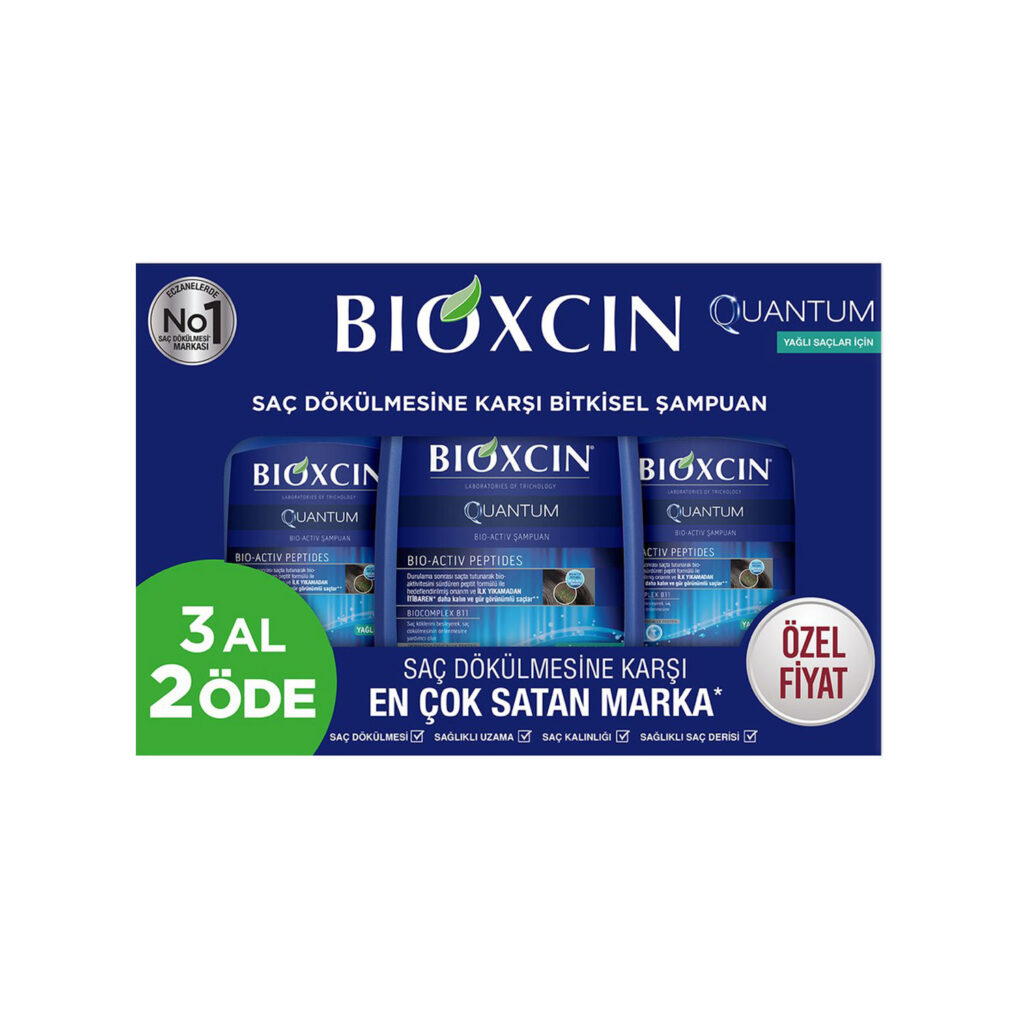 خرید و قیمت شامپو بیوکسین bioxcin کوانتوم موهای چرب حجم 300 میل