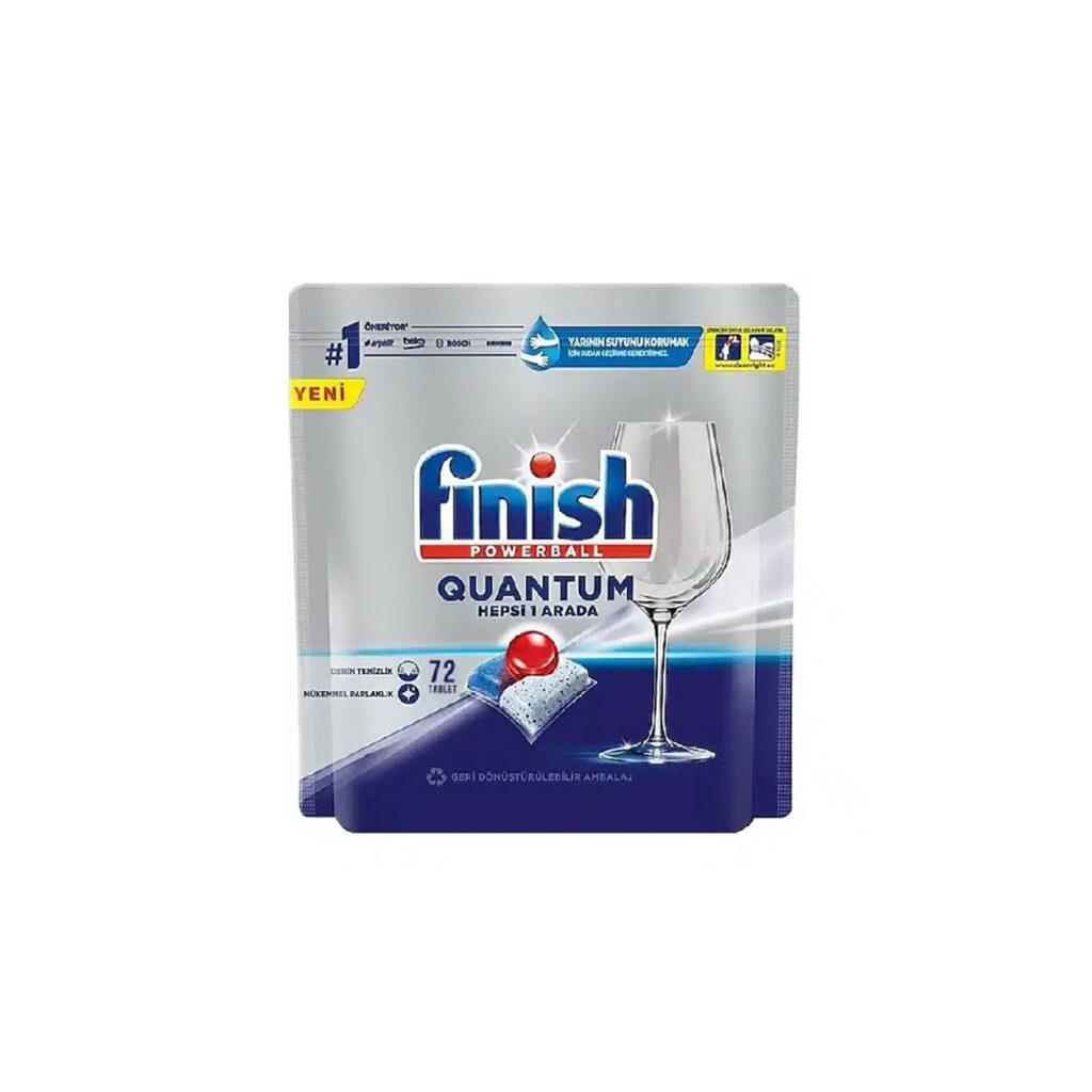 قیمت و خرید قرص ظرفشویی فینیش Finish مدل Quantom بسته 72 عددی