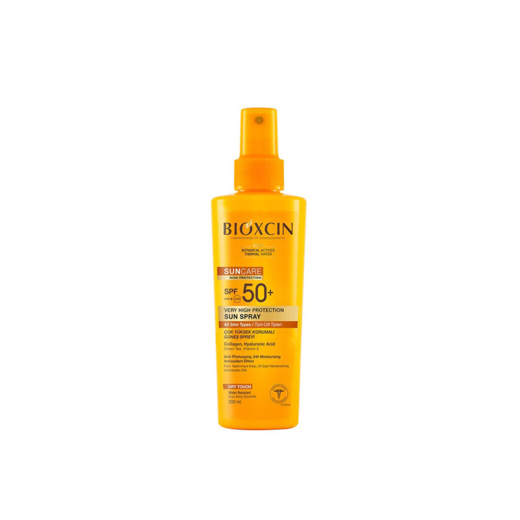 اسپری ضد آفتاب بیوکسین BIOXCIN SPF50 حجم 200 میل