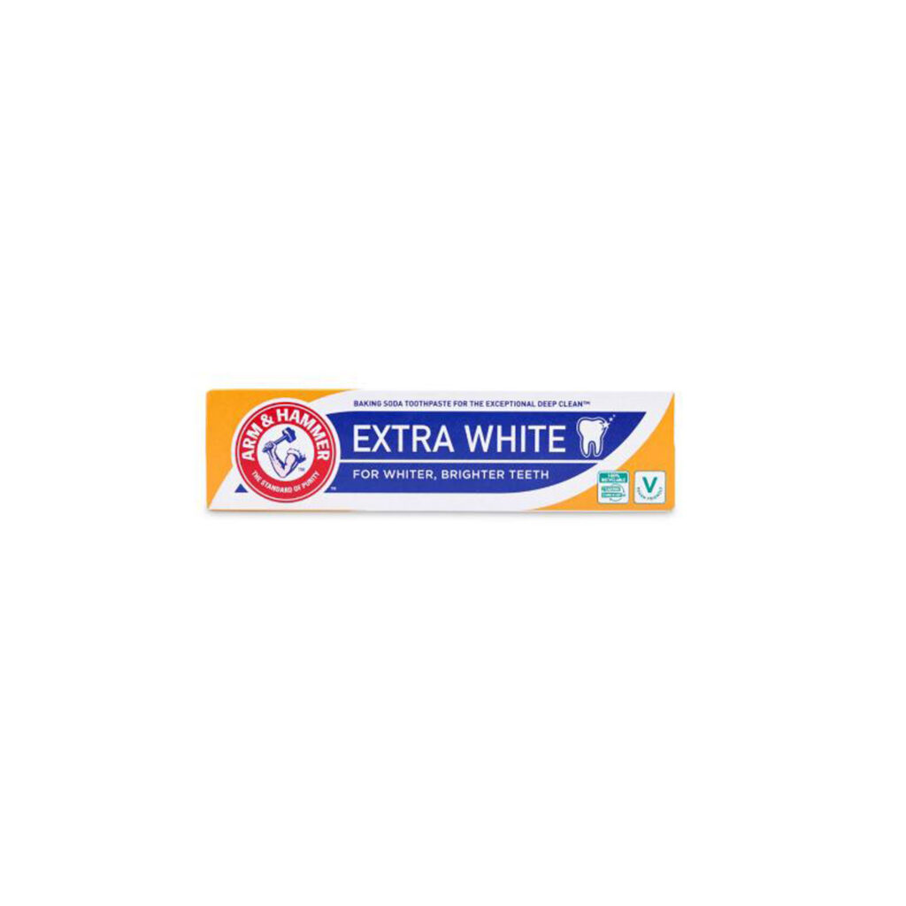 قیمت و خرید خمیر دندان آرم اند هامر ARM AND HAMMER مدل Extra White سفید کننده وزن 125 گرم