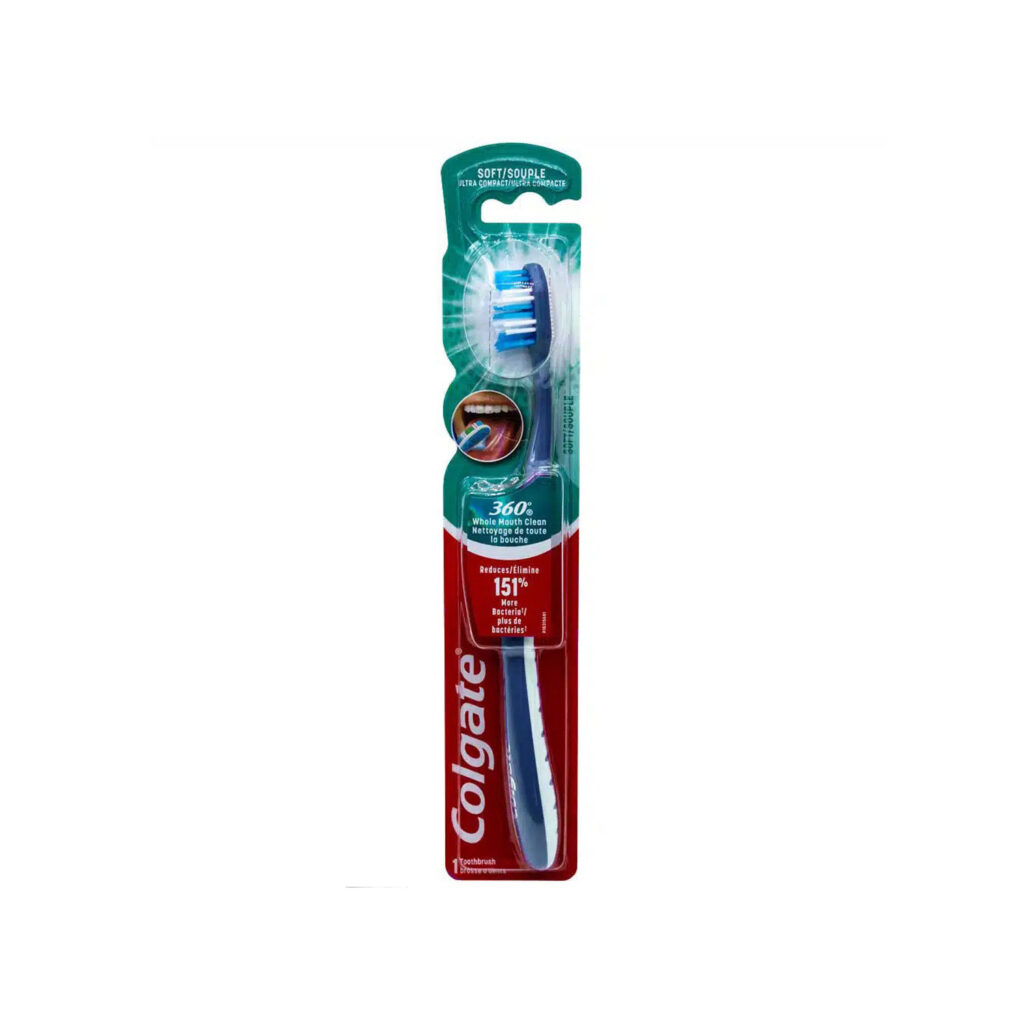 خرید و قیمت مسواک کولگیت Colgate مدل 360 Whole Mouth Clean درجه سختی Medium